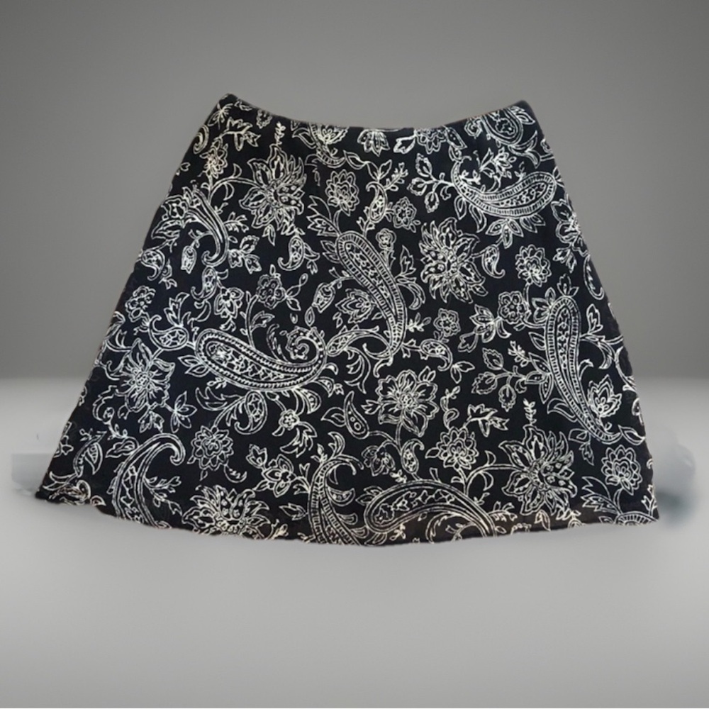 Vintage EXPRESS Floral Casual Mini Dressy Skirt